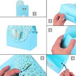 Party Gift Pretty Duplex Board With Grey Back Materials Cardboard Storage Boxes