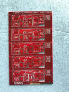 Quality Data logger PCBs with peelable Mask red soldermask Printed Circuit Board wholesale