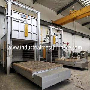 Quality Medium Sized 950 Degree Trolley Car Bottom Furnace , Heat Treatment Furnace 2 Zones wholesale