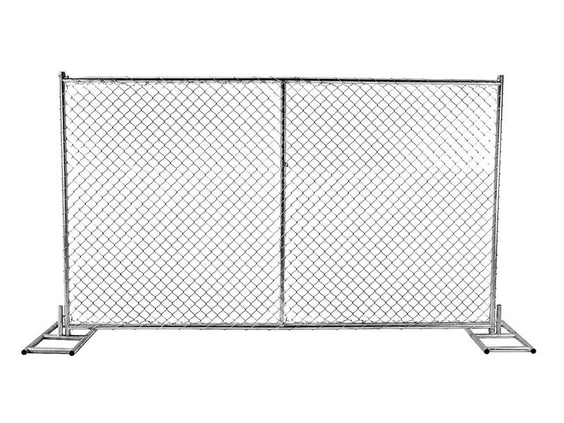 6ft × 12ft Chain Link Temporary Fence Panel Garden Galvanized