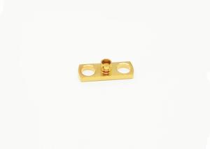 Quality 2 Holes SMPM RF Connector Flange Mount Right Angle CSMP Male Coaxial Connectors wholesale