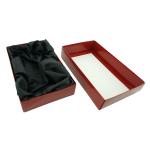 OEM 350gsm Wig Box Packaging Printing Lid And Base Paper Box With Satin Cloth