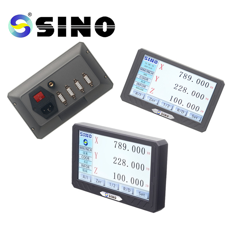 SINO SDS200S Digital Readout Systems DRO 3 Axis KA300 Glass Linear Scale Encoder