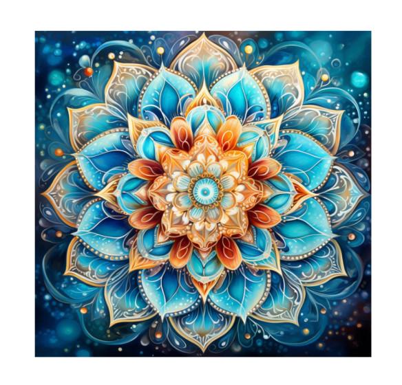 Flower Full Drill Diamond Painting Set Round Rhinestone DIY Diamond Art Kits For