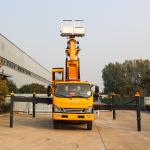 Customized Diesel Telescopic Boom Bucket Truck Aerial work Truck High-altitude