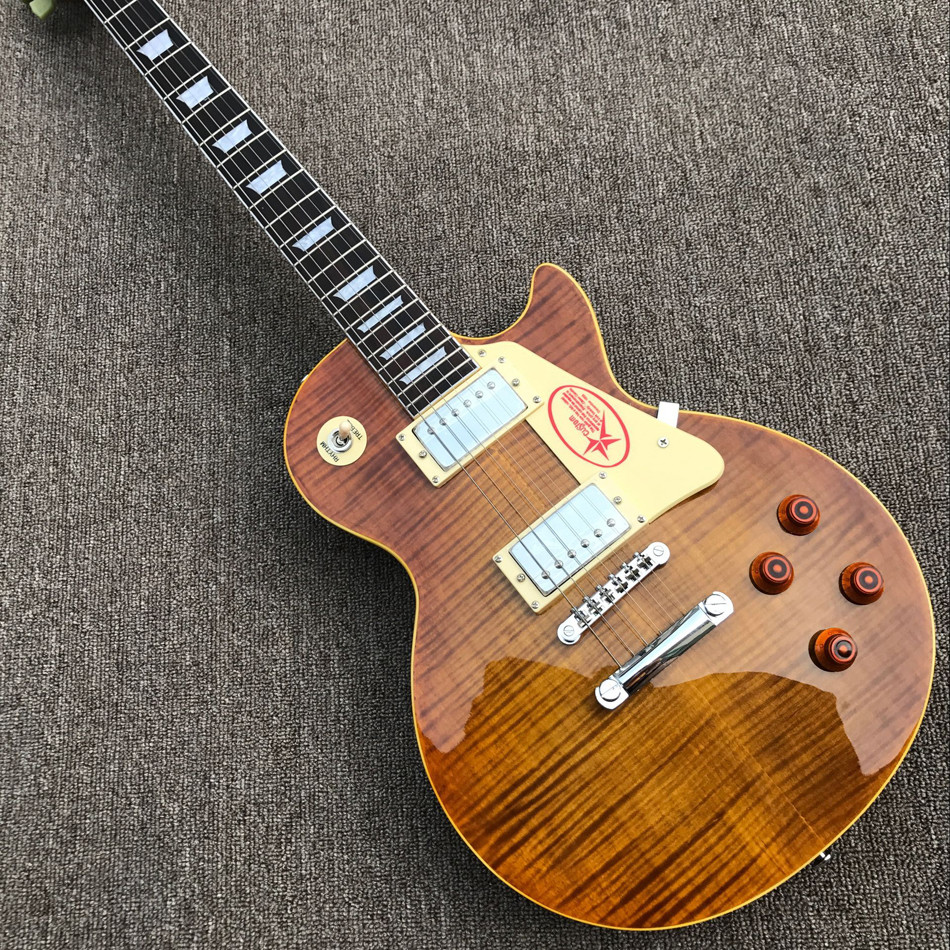 Custom store 1959 R9 tiger flame LP electric guitar