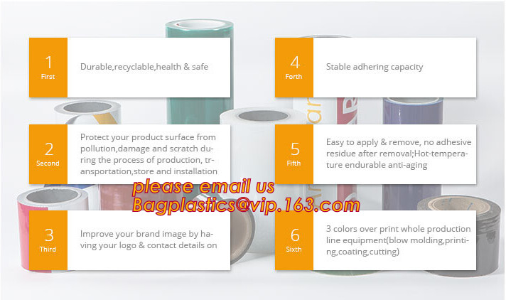 clear tint window car glass film for Auto Security protective film roll,Ultra clear PET film, acrylic coated pet film, P