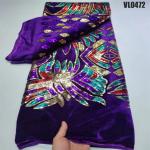 Supoo Good quality African Velvet Embroidery Fabric with Sequins For wedding