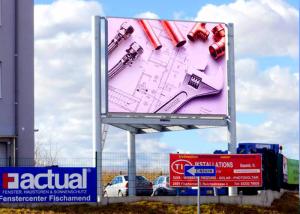 Quality Outdoor P10mm Fixed Installation 800x1200mm Waterproof aluminum Cabinet LED Display For Outside Street Led Display wholesale