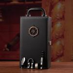 Wine Gift Leather Gift Box Luxury Champagne Bottle Packaging