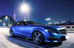 Quality Matte Metallic Deep Sea Blue Car Wrap Film Moisture - Proof 4.8MIL Thickness wholesale
