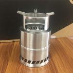 Portable Smokeless Fire Stove 11 Inch 3 Hour Bonfire Outdoor Pit Folding