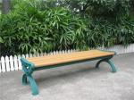 Antique Garden Furniture Wooden Bench With Sandblasting Zinc Spraying Finish