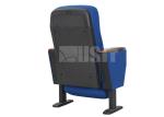 Fabric Padded Church Chairs Auditorium Seating Floor Fixed Iron Metal Type