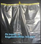 Drawstring medical biohazard waste disposal supplies LDPE plastic autoclave bags