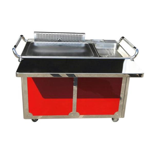 Stainless Steel 304 Commercial Electric Countertop Rectangle Teppanyaki Grill