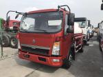 Red Color 85kw Fuel Oil Truck 5m3 Capacity With Pump And Gun CCC