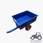 WCART- 2Wheel 9.9cubic. Utility Cart Trailers -Foldable Garden Trailer With