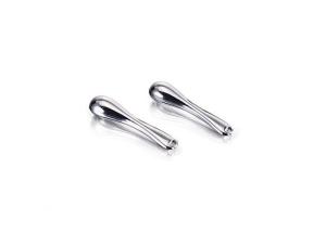 Quality Metal silver eye cream massage spatula for applying eye cream, serum and facial mask. wholesale