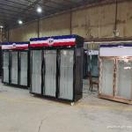 Three Swing Glass Door Merchandiser Refrigerator Commercial
