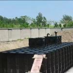 Pressed Steel Sectional Modular Underground Water Storage Tanks GSC BDF