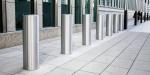 Customizable Diameter Metal Fixed Bollards Heavy Duty Parking Post Galvanised