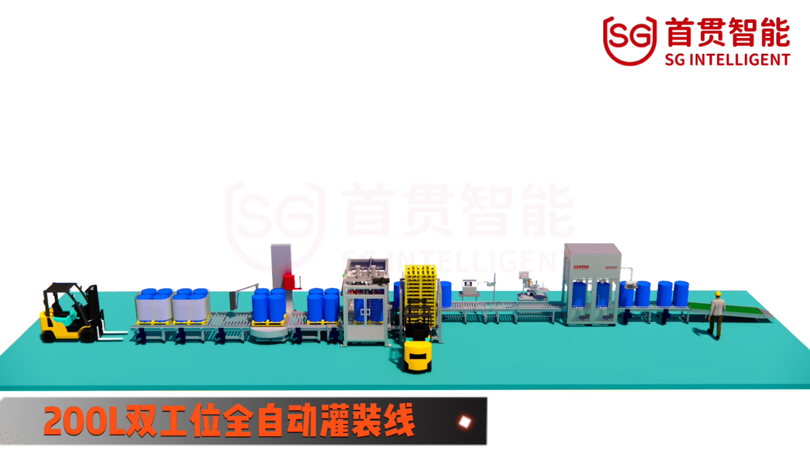 Stainless Steel FC-2000 Piston Filling Machine 2000 Bottles/Hr Capacity 50-1000ml Filling Volume 20-50mm