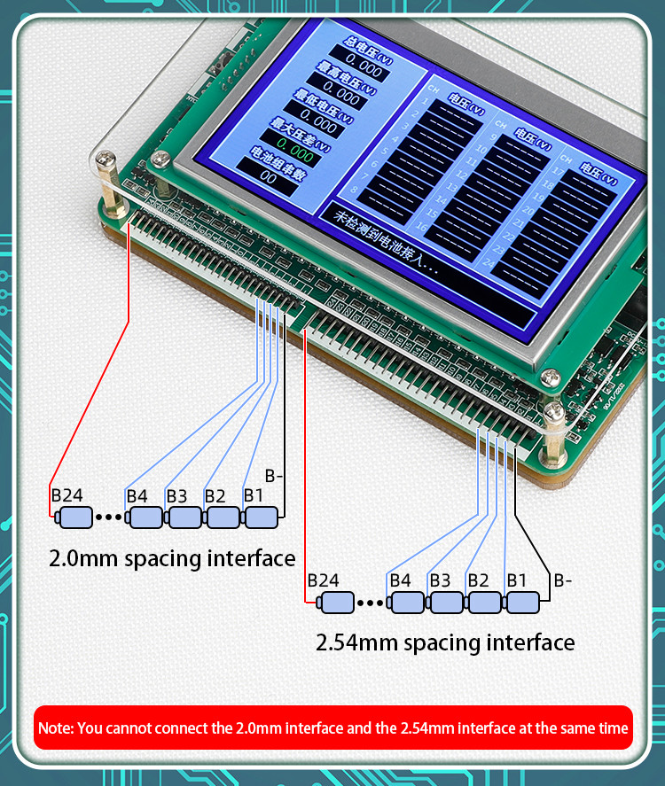 Li-Ion Lifepo4 Battery Repair Machine 1-24s Battery String Voltage Measurement Instrument