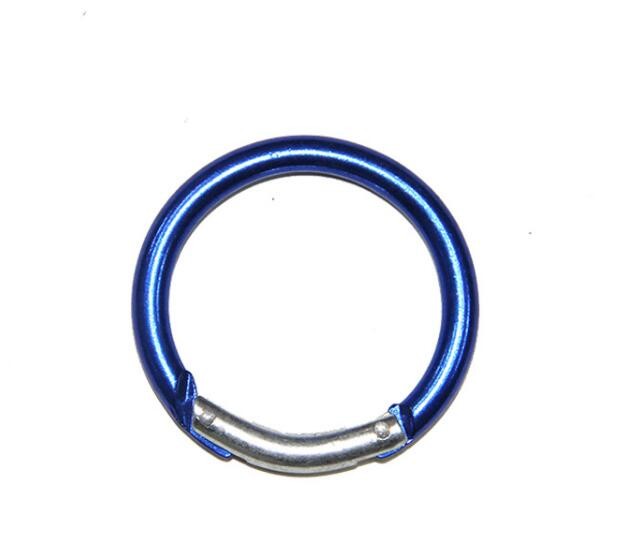 O Shaped Cirlce Shaped Not For Climbing Colors Aluminum Carabiner