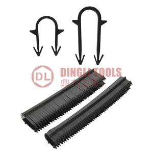 Quality Black PP Underfloor Heating Tool Staples 20mm 16mm European Standard wholesale