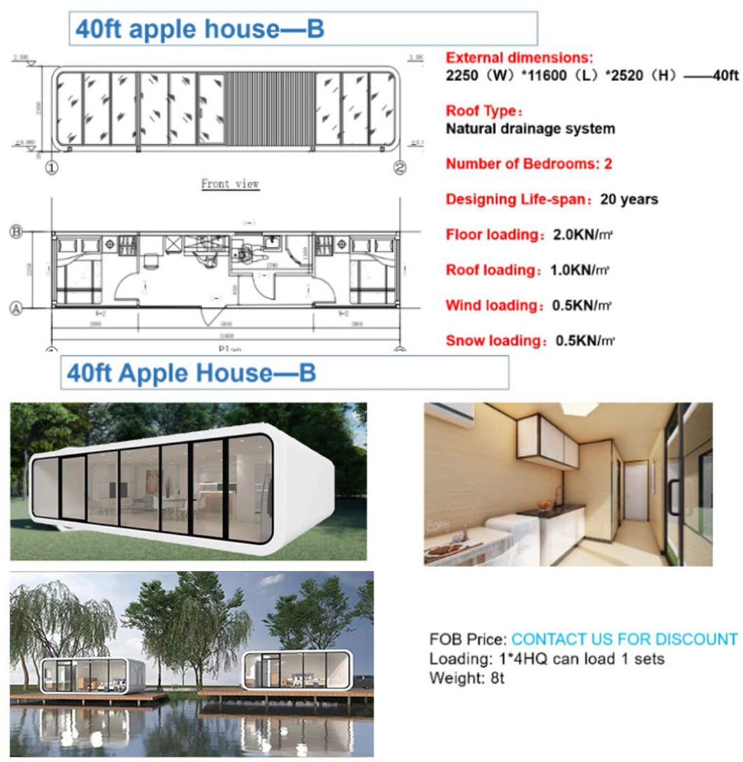 End Mobile Hangfa Apple Warehouse Contemporary Design Style Soundproof Luxury Cabin