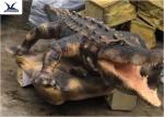 Aquarium Life Size Animatronic Animals Artificial Alligator Waterproof Statues