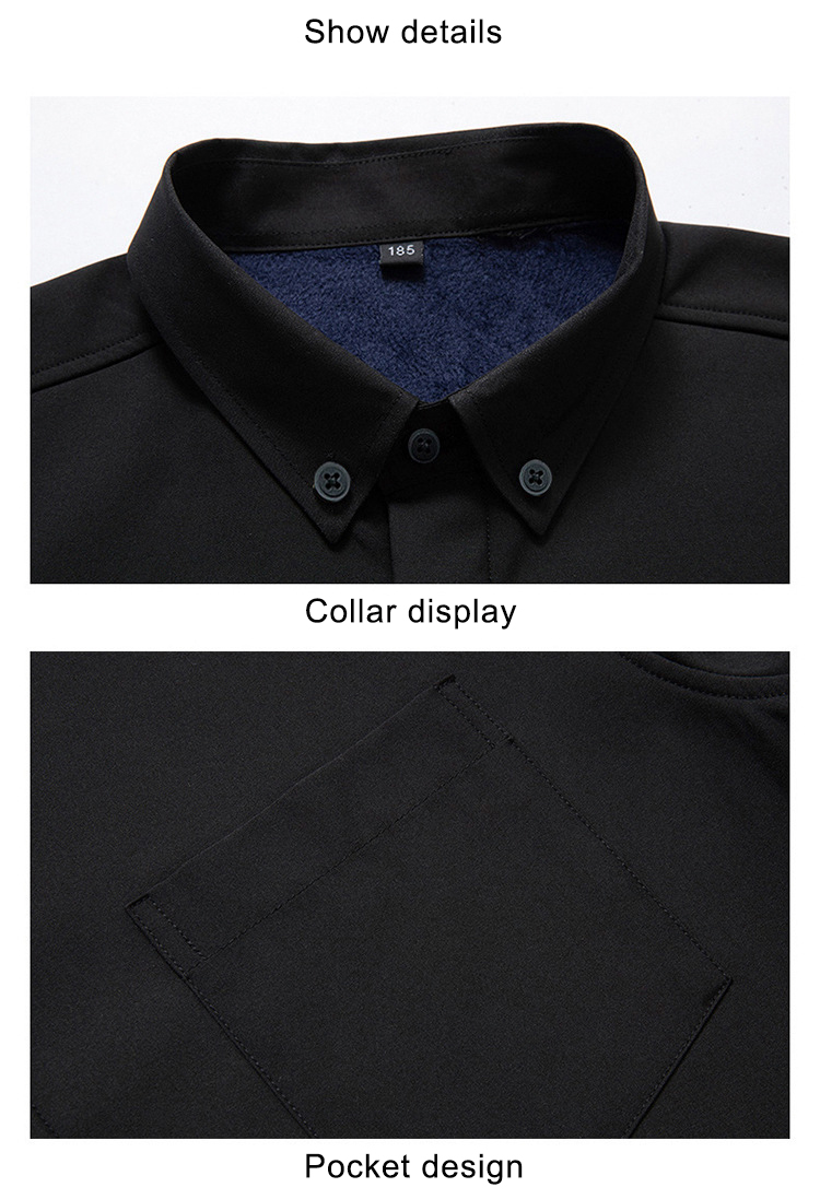 Viscose/Polyester/Spandex Blend Latest Formal Long Sleeve Dress Shirt for Business Men