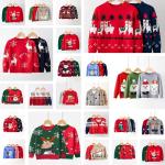 Christmas baby infant romper bodysuit cotton printing cute baby clothes