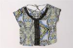 Versatile Fashion Cropped Vest Womens 100% Viscose Casual Slim Fit