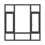 Custom Aluminum Alloy Door Window Profile Polishing 6060 For Kitchen Cabinet