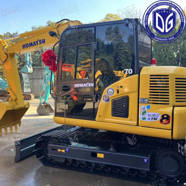Origin Japan PC70 Used Komatsu Excavator PC70 Excavator Secondhand Komatsu