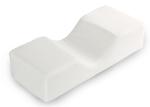 Curved Groove Memory Foam Head Pillow 45-60D Density Velvet / Textile Fabric