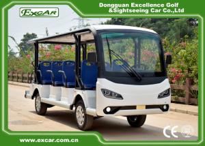 Quality Cool 14 Seats Electric Sightseeing Vehicle Tour Bus 1 Year Warranty wholesale