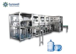 Quality Automatic5 Gallons Pure Water Filling Production Machine Water Rinsing Capping wholesale