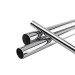 SUS201 202 Brushed Stainless Steel Pipe Tubing 6K Mirror Bright Polished Round