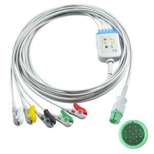 Quality For Promed PM-12 Compatible ECG Cables And Leadwires 5 Lead IEC Grabber wholesale