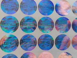 Quality Factory Supplies Designed Security Golden Hologram Laser Trademarks wholesale