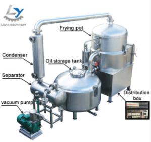 Quality Lady's Finger Chips Vacuum Fryer Machine Continuously Oil Filtration 50kg-200kg wholesale