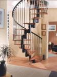 Rustproof Cast Iron Stair Railing For Spiral Staircase / Straight Staircase