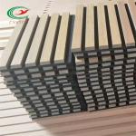 Polyester Wooden Sound Acoustic Panel 2400x600mm Heat Insulation