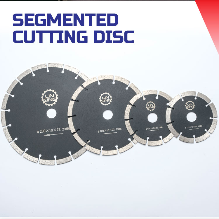9" 230mm Laser Segmented Diamond Cutting Disc for Granite Marble Concrete Ceramic Tile