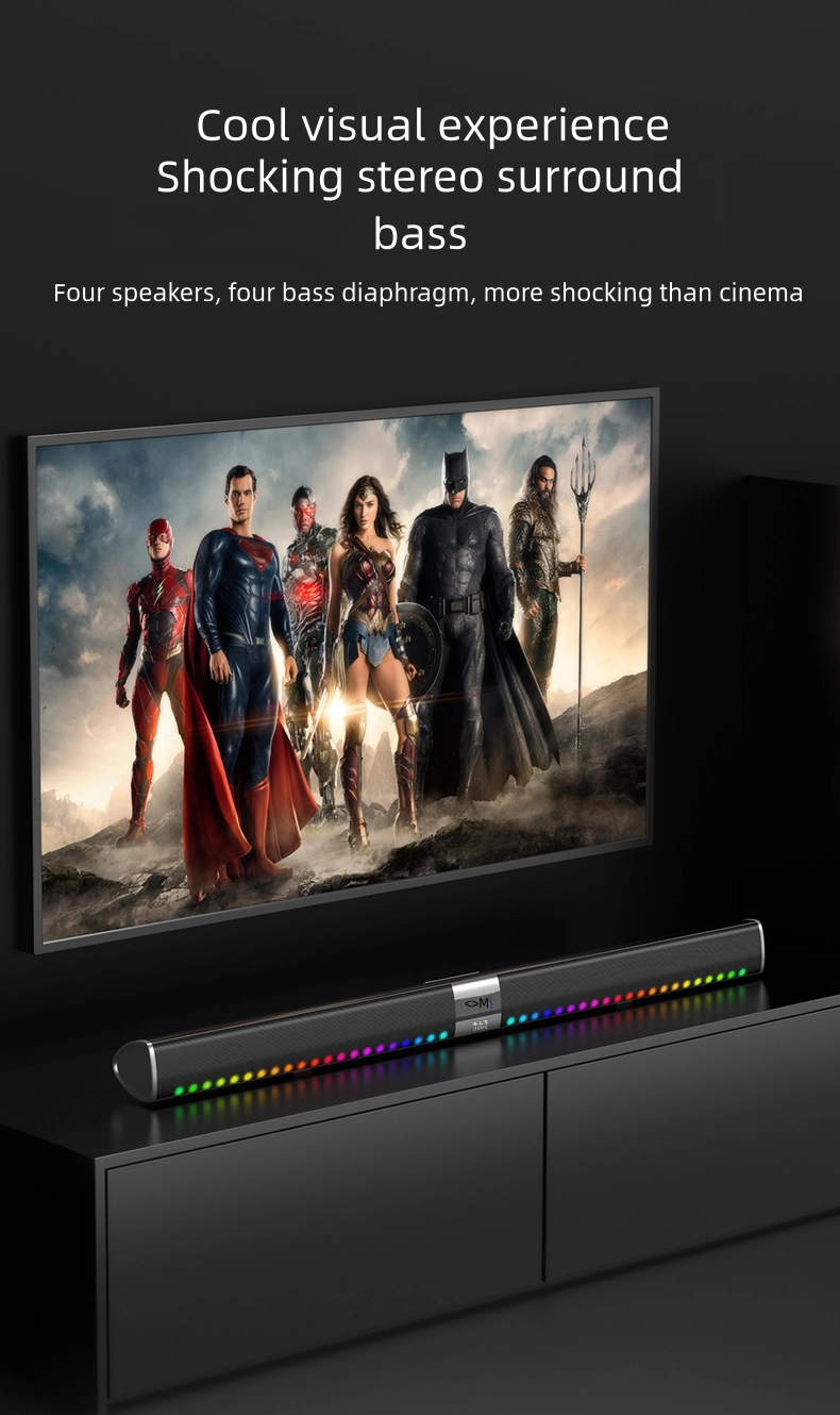 ABS Metal Sound Bar System for Superior Audio in Home Theaters and Retail Environments