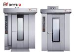 Gas Industrial Baking Oven 380V 32 Trays Rotary Oven For Restaurant