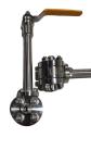 OEM DN25 Long Shaft Valve Cryogenic SS Ball Valve CE / ISO9001 Approved